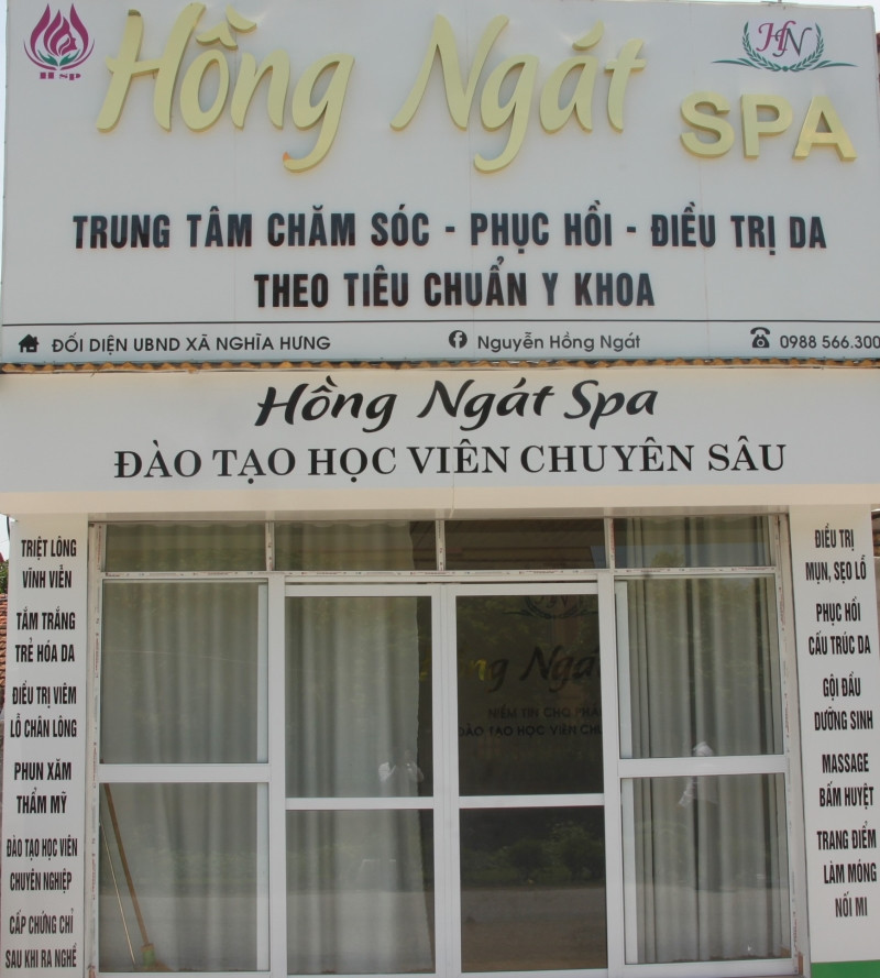 HN1 - Hồng Ngát Spa: Trung tâm điều trị mụn chuyên nghiệp tại Nghĩa Hưng - Vĩnh Phúc.