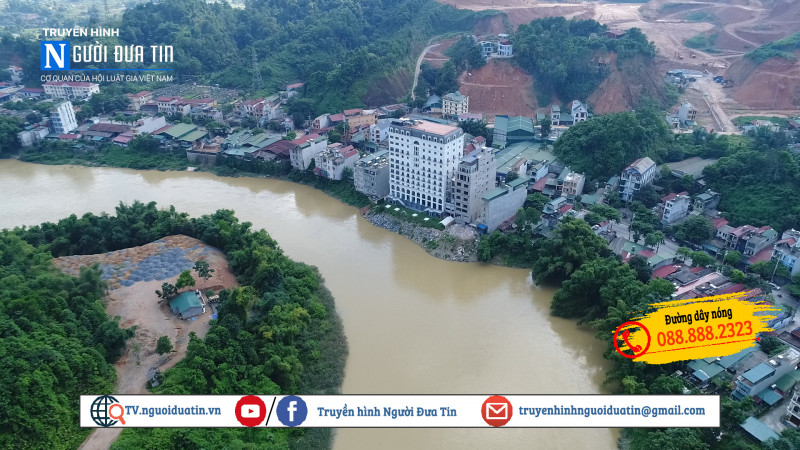 Phóng sự - Điều tra - TP Hà Giang: Khách sạn 'ăn' sông Lô, lãnh đạo thành phố 'che ô' cho sai phạm (Hình 2).