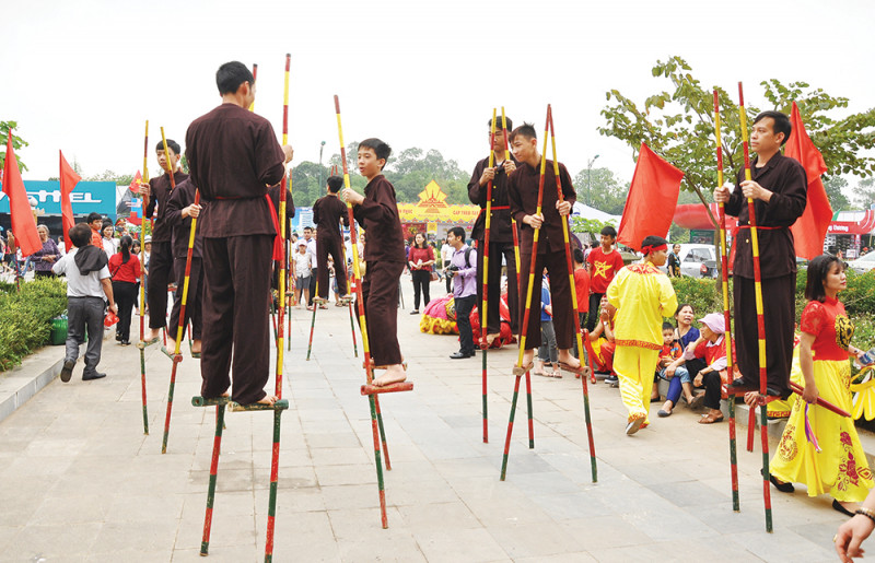 Phú Thọ: Nét đẹp văn hóa của trò chơi dân gian trong Lễ hội Đền Hùng - Ảnh 3