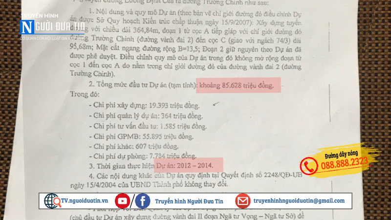 Pháp luật - Dự án mở rộng phố Lương Định Của - Hà Nội: Chưa hợp lý! (Hình 2).