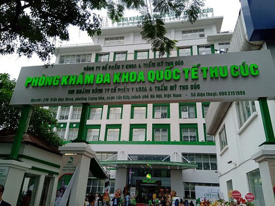 Đình chỉ hoạt động Phòng khám Đa khoa quốc tế Thu Cúc
