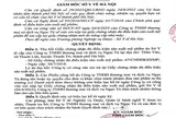 Công ty TNHHTM & DV Ngọc Tú có công văn xin trả lại Giấy chứng nhận đủ điều kiện sản xuất Mỹ phẩm