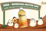 Doza Kombucha: Thương hiệu tiên phong với sản phẩm Trà Vỏ Đỗ Xanh độc đáo
