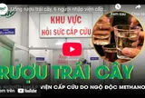Uống rượu trái cây, 6 người nhập viện cấp cứu vì ngộ độc