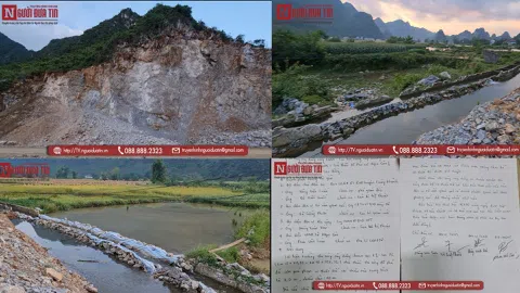 Cao Bằng: Cần chấn chỉnh việc lợi dụng thi công dự án để khai thác tài nguyên trái phép, hủy hoại môi trường