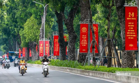 Hà Nội trang hoàng chào mừng 81 năm Quốc khánh 2/9