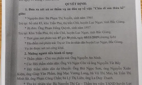 Bắc Giang: Hơn 29 năm vẫn chưa được hưởng di sản của bố mẹ để lại