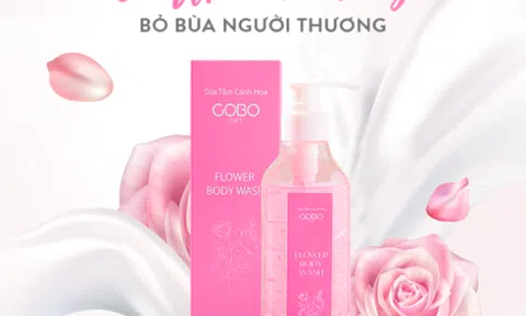 Sữa tắm cánh hoa Gobo: Bí quyết để trở thành mỹ nhân vạn người mê tại nhà