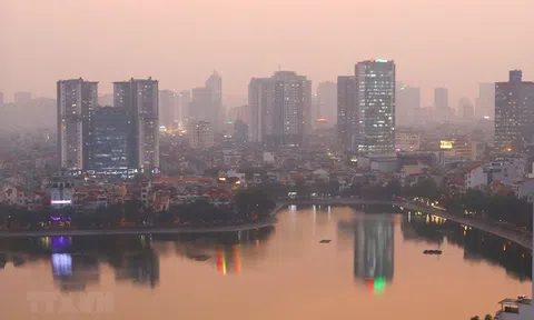 Bụi mịn ở Hà Nội ở ngưỡng có hại cho sức khỏe trong kỳ nghỉ cuối tuần