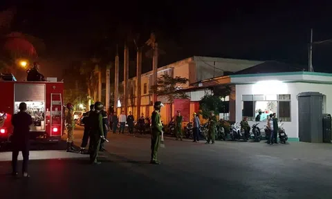 Hải Phòng: Cháy lớn tại xưởng đế giày, chưa rõ thiệt hại