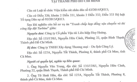 Vụ điện gió Bạc Liêu: VKSND cấp cao đề nghị hủy toàn bộ bản án