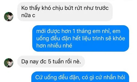 Phản hồi sau 5 tuần sử dụng Thảo dược điều hòa nội tiết tố nữ Pueva