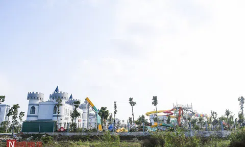 Hà Nội: Cưỡng chế, phá dỡ các hạng mục tại công viên nước Thanh Hà