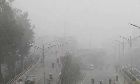 Bắc Bộ có mưa nhỏ và sương mù, chỉ số không khí Hà Nội lại ở mức có hại cho sức khỏe