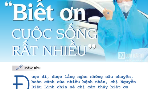 Nữ tài xế chuyên chở bệnh nhân mùa dịch: "Biết ơn cuộc sống rất nhiều