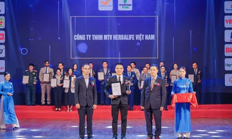 Herbalife Việt Nam đạt Chứng nhận Top 10 Nhãn Hiệu Nổi Tiếng Việt Nam & Doanh Nghiệp Tiên Phong Đổi Mới Sáng Tạo năm 2025