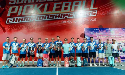 Sôi động Giải Pickleball Doanh nhân trẻ Nam – Bắc Từ Liêm: Tranh Cúp Davis – Martin, lan tỏa tinh thần thể thao và kết nối giao thương