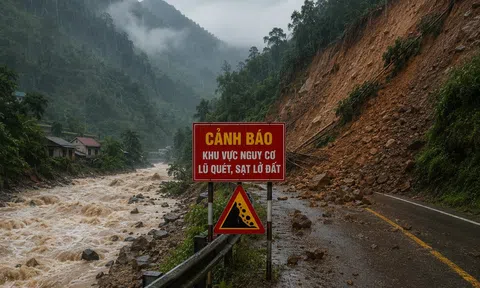 126 xã, phường được cảnh báo nguy cơ lũ quét và sạt lở đất do mưa lớn