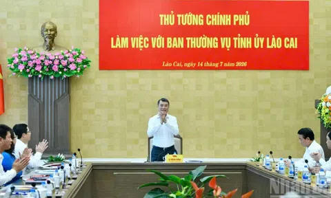 Thủ tướng Lê Minh Hưng làm việc với Lào Cai, yêu cầu thúc đẩy tăng trưởng và giải ngân đầu tư công
