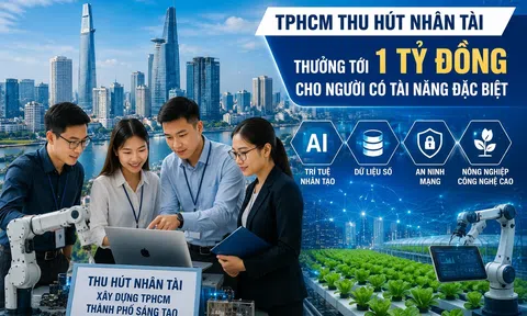 TPHCM tăng tốc săn nhân tài, thưởng đến 1 tỷ đồng cho người có tài năng đặc biệt