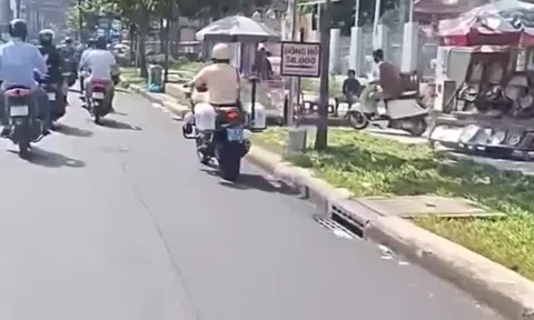Vụ CSGT ở TP.HCM đạp người đi xe máy ngã xuống đường: Tạm đình chỉ công tác chiến sĩ