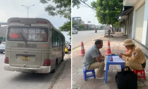 Hải Phòng: Xử phạt lái xe 29 chỗ nhồi nhét 40 khách ra Cát Bà
