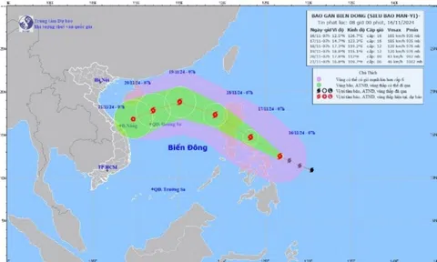 Bão số 9 suy yếu, biển Đông tiếp tục gặp siêu bão