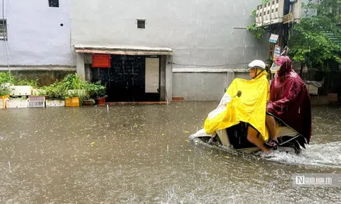 Miền Bắc mưa to, có nơi mưa rất to