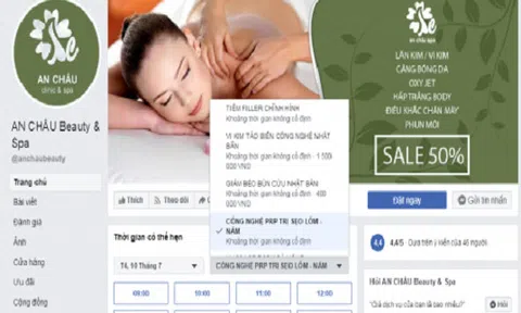 Bất chấp luật pháp, An Châu Beauty & Spa tiếp diễn sai phạm