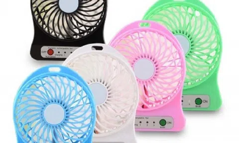Quạt sạc mini giá rẻ tiềm ẩn những nguy hiểm