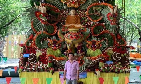 Nghệ nhân Nguyễn Minh Thuận: Người thổi hồn vào nghệ thuật tạo hình bằng hoa quả