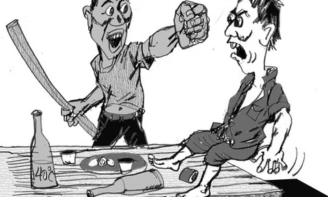Án mạng bên bàn nhậu và lời cảnh tỉnh