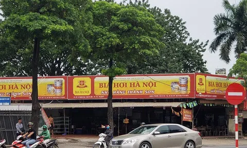 Nam Từ Liêm (Hà Nội): Quán bia 'mọc' chình ình trên đất dự án tại đường Lê Quang Đạo
