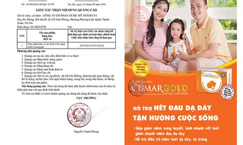 TPCN Cumargold 'vượt rào' pháp luật, quảng cáo thực phẩm là thuốc?