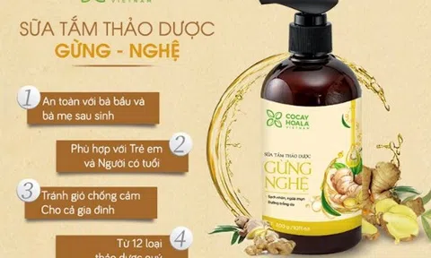 Khám phá những công dụng tuyệt vời của sữa tắm thảo dược gừng nghệ