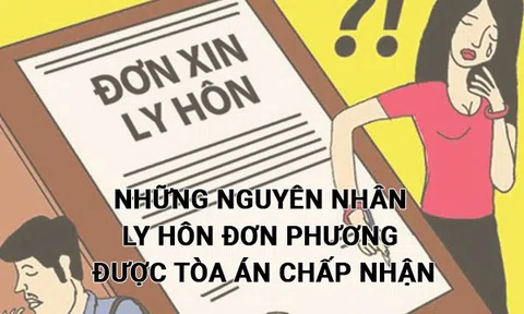Những nguyên nhân ly hôn đơn phương được Tòa án chấp nhận