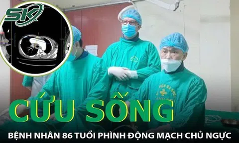 Cứu cụ ông bị phình động mạch chủ ngực phức tạp