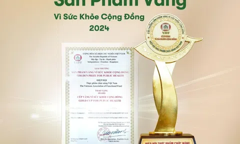 Herbalife Việt Nam đạt giải thưởng “Sản Phẩm Vàng Vì Sức Khỏe Cộng Đồng năm 2024”