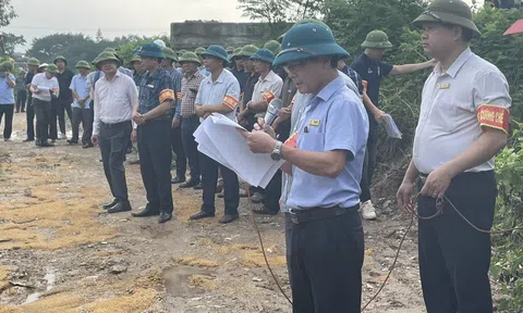 Huyện Phú Xuyên cưỡng chế thu hồi đất để thông tuyến đường trục phía Nam