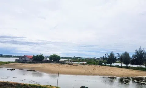Nghi Sơn, Thanh Hóa: Ngang nhiên tập kết cát trong hành lang thoát lũ sông Yên, vi phạm luật đê điều và phòng chống thiên tai.