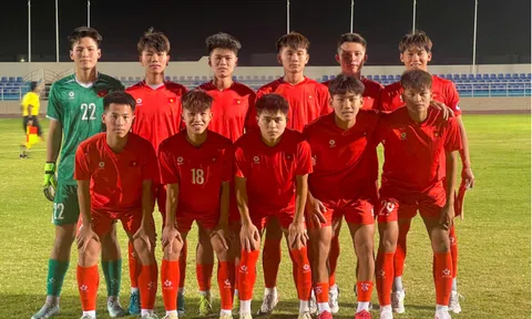 U17 Việt Nam thắng U17 Oman 1-0 trong trận giao hữu đầu tiên tại Oman