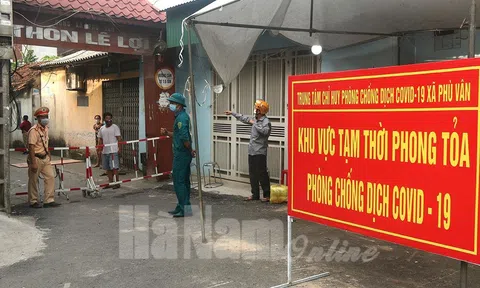Hà Nam: Phát hiện chùm Covid-19 liên quan đến F0 tại xã Phù Vân