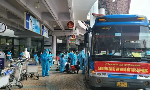 Bắc Ninh: Đón gần 650 công dân từ TP Hồ Chí Minh về địa phương