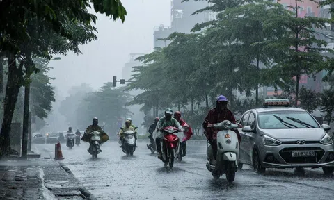 Thời tiết ngày 29/10: Hà Nội tiếp tục mưa đến 31/10