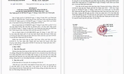 TP Hồ Chí Minh: Triển khai Chương trình phòng, chống Covid-19 trên địa bàn TPHCM năm 2022 – 2023
