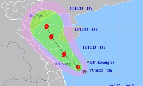 Áp thấp nhiệt đới có thể mạnh lên thành bão hướng vào đồng bằng Bắc Bộ