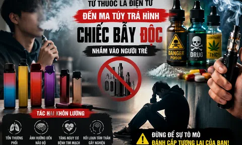Từ thuốc lá điện tử đến ma túy trá hình: “Chiếc bẫy độc” nhắm vào giới trẻ