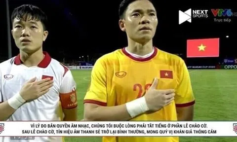 Tiếng Quốc ca ở trận Việt Nam - Lào bị tắt, BH Media lên tiếng