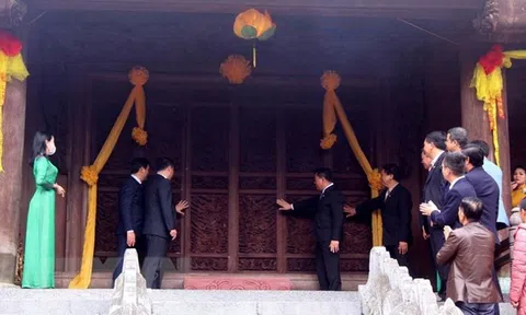 Thanh Hóa: Ra mắt sản phẩm du lịch thông minh và mở cửa đón khách tham quan Chính điện Lam Kinh