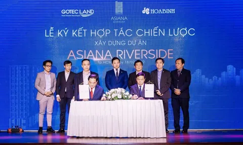 Tập đoàn Xây dựng Hòa Bình hợp tác Gotec Land xây dựng dự án Asiana Riverside